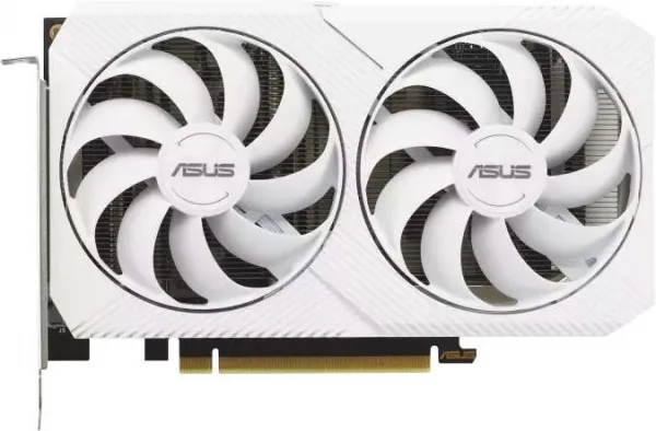 asus dual geforce rtx 3060 white oc edition 8gb gddr6  (dual-rtx3060-o8g-white)