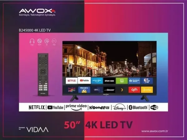 awox b245000 ultra hd (4k) tv