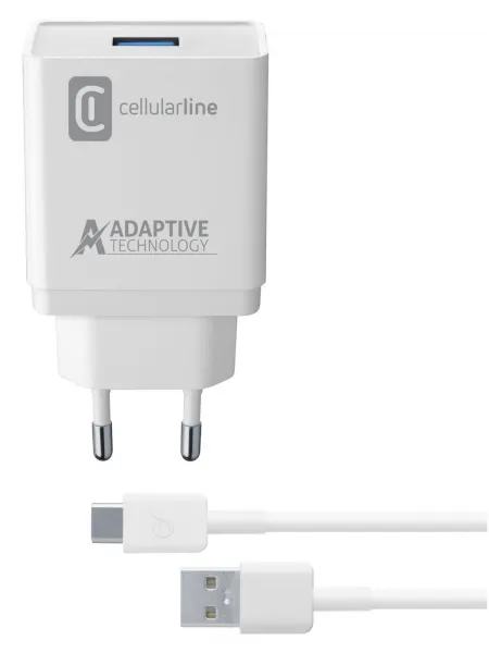 cellularline adaptive fast  type-c kit 15w  (achsmkit15wtycw)