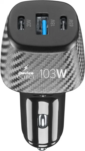 cellularline car multipower 103w  (cbrusb3pd103wk)