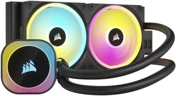 corsair icue link h100i  (cw-9061001-ww)