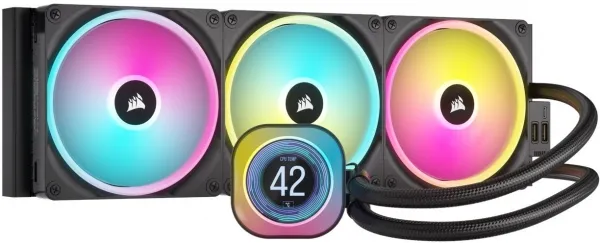 corsair icue link h170i lcd  (3pcs / 140mm)  (cw-9061009-ww)