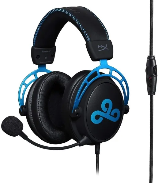 hyperx cloud alpha cloud9 edition wired headset (hx-hscac9-bl)