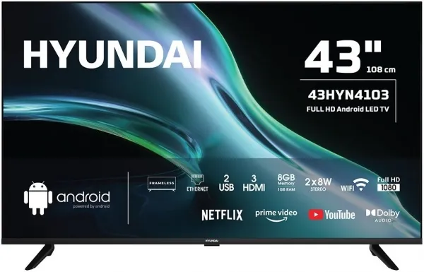 hyundai 43hyn4103 full hd (fhd) tv