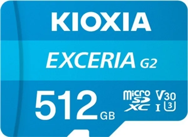 kioxia exceria g2 microsd (512 gb)  (lmex2l512gg2)