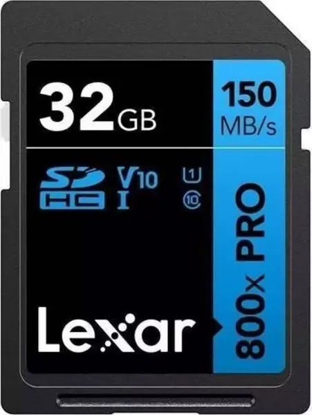 lexar high-performance 800x pro blue series sd (32 gb)  (lsd0800p032g)