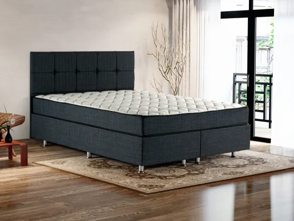 niron notte 120x200  + headboard + mattress set