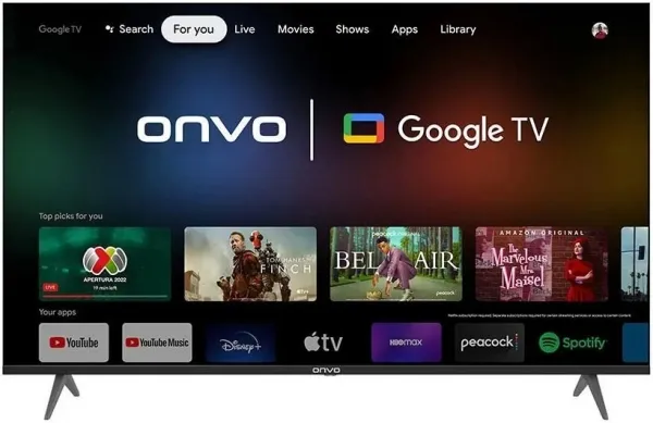 onvo 50ovf9000uq ultra hd (4k) tv