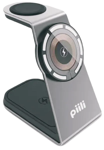 piili 3 in 1 aluminum magsafe wireless