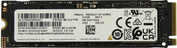 samsung pm9a1a ssd (2tb)  (mzvl22t0hdlb)