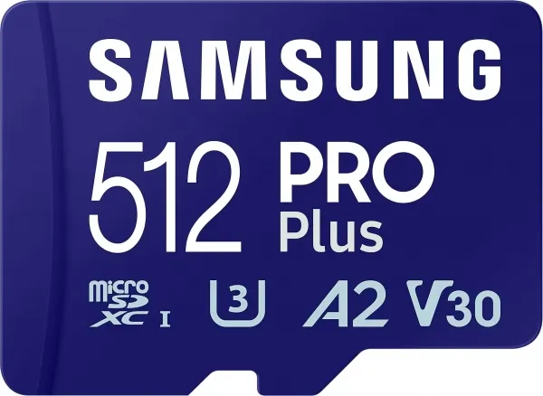 samsung pro plus microsd (512 gb)  (mb-md512sa)
