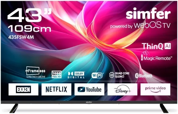simfer 43sfsw4m full hd (fhd) tv