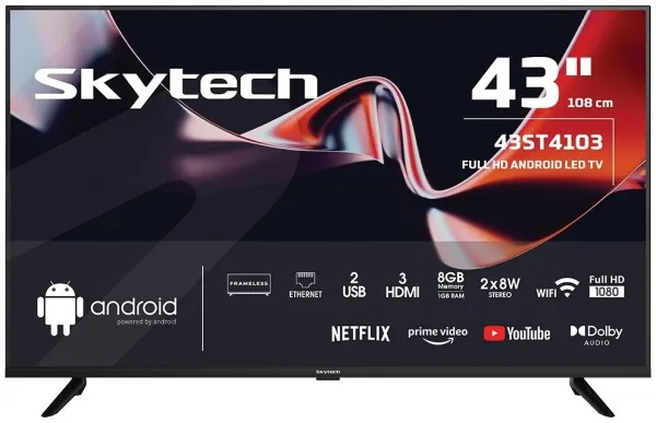 skytech 43st4103 full hd (fhd) tv