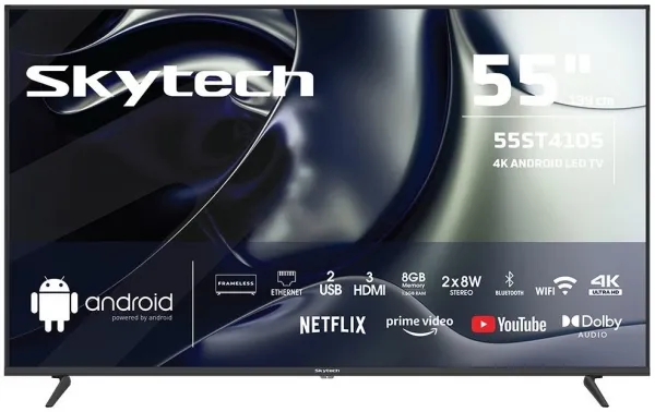 skytech 55st4105 ultra hd (4k) tv