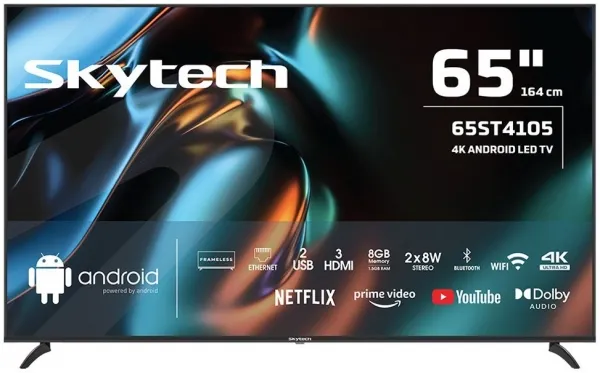 skytech 65st4105 ultra hd (4k) tv