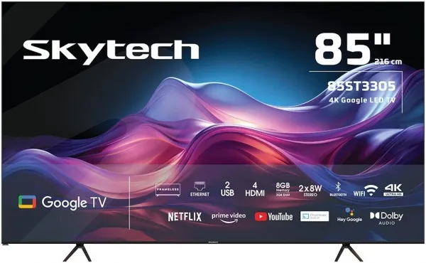 skytech 85st3305 ultra hd (4k) tv