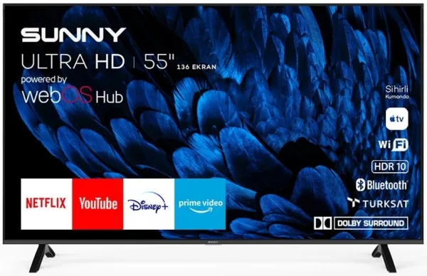 sunny sn55ual256 ultra hd (4k) tv