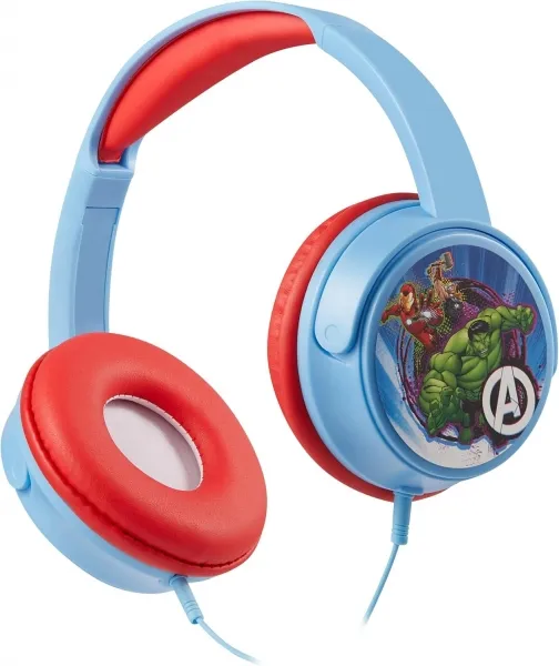 volkano marvel avengers wired headset (mv-6513-av2)