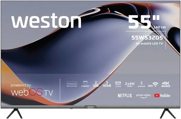 weston 55ws3205 ultra hd (4k) tv
