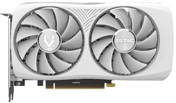 zotac gaming geforce rtx 4060 twin edge oc white  (zt-d40600q-10m)